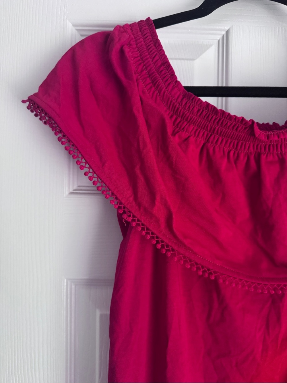 Ralph Lauren On/Off-Shoulder Ruffle Peasant Blouse Cottagecore - Picture 2 of 10